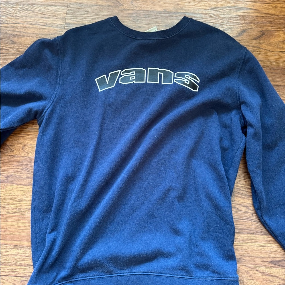 Vans Men's Crewneck Sweater in Deep Blue